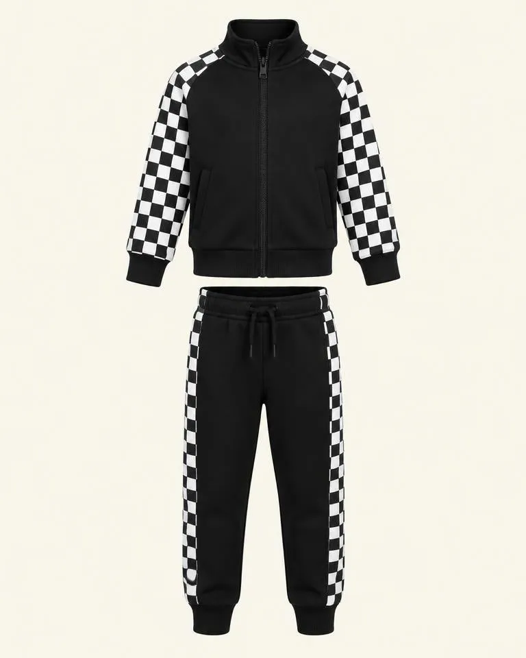 Checkerboard Skate Set — Wit