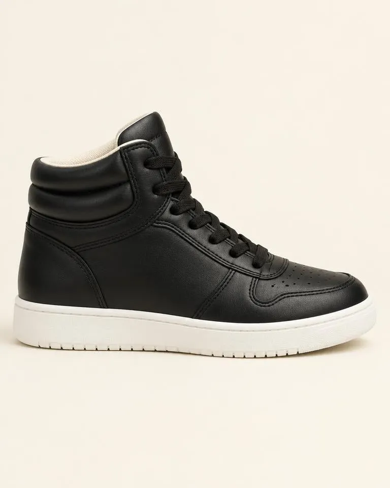 Court High Black — Zwart