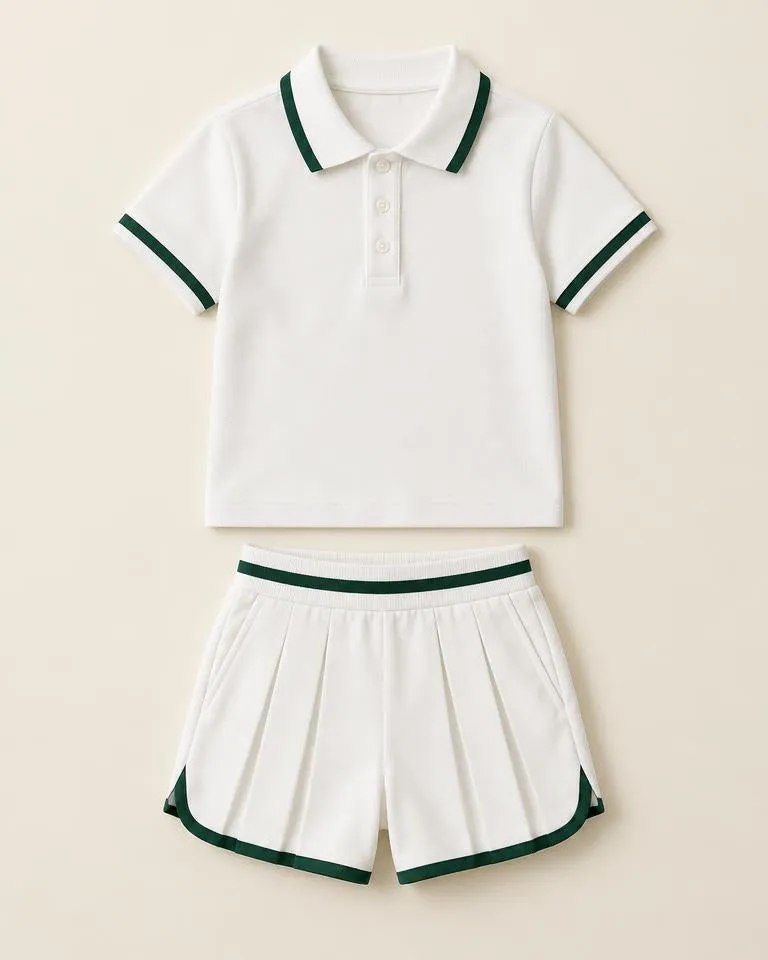 Court Tennis Set — Groen