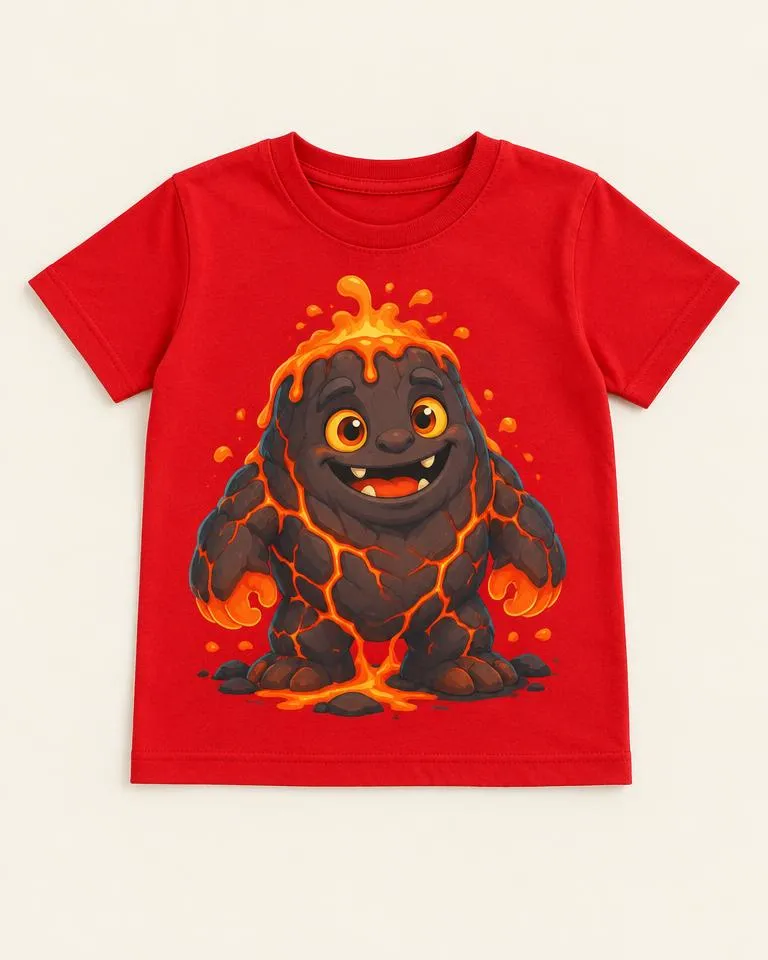 Lava Monster Tee — Rood
