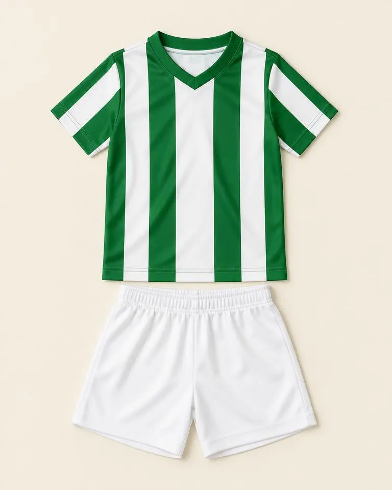 Stripe Football Kit — Groen