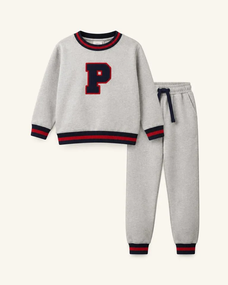 Varsity Letter Set — Grijs